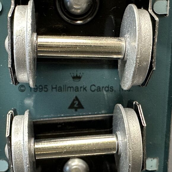 Hallmark Collections Series 1995 Yuletide Central Tender Train Car Ornament #2 - Picture 8 of 10